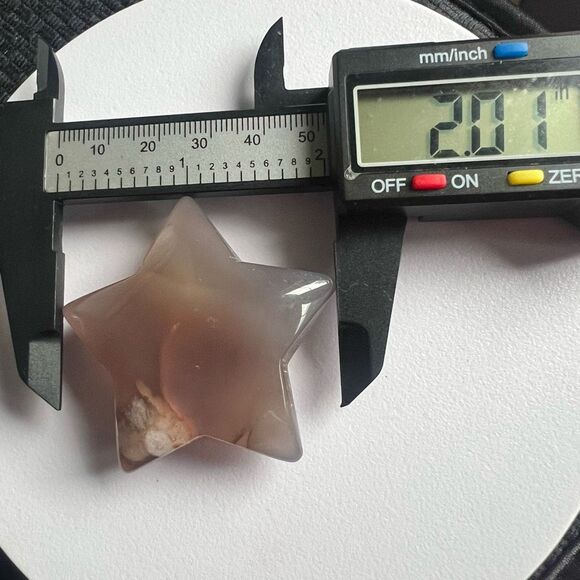 Flower‎ Agate Star Carving (14) - Picture 7 of 8